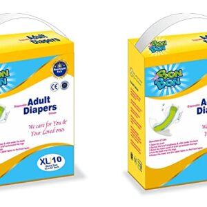 BonBon Premium Adult Diapers Tape Style xl - 20 Count