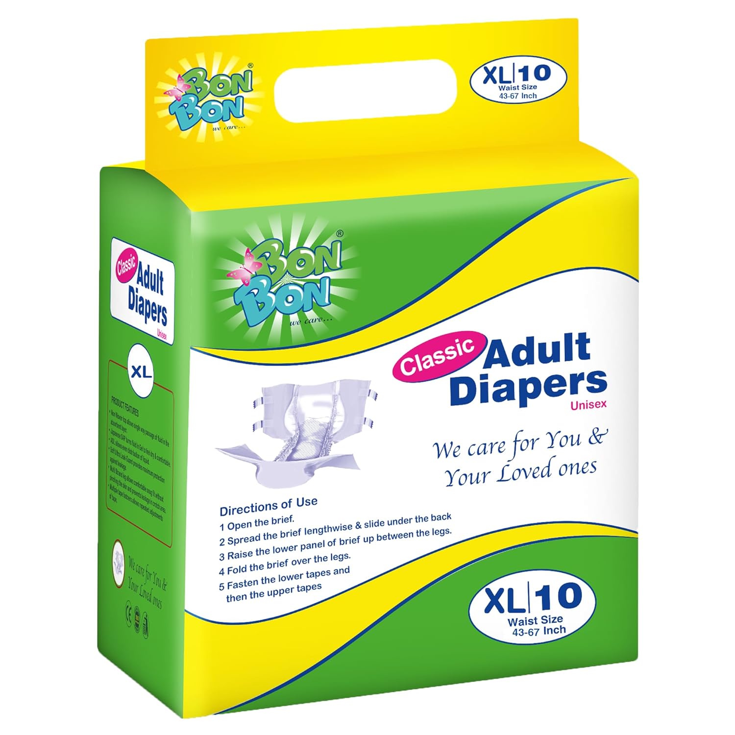 XL1 Green cheapest adult diapers online