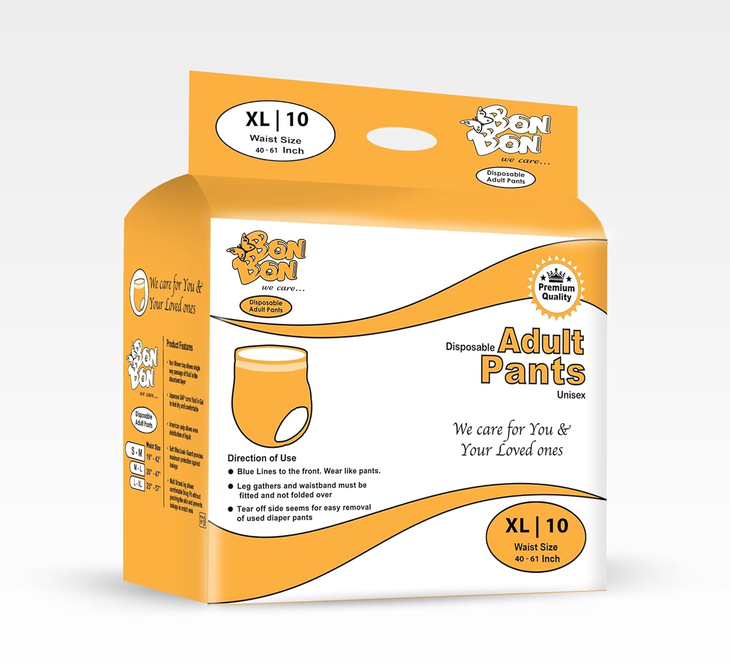 XL1 Orange BonBon Premium Pant Style Adult Diaper – Best Review