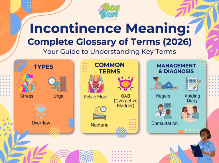Incontinence meaning explained — adult diaper and continence care glossary for families and caregivers